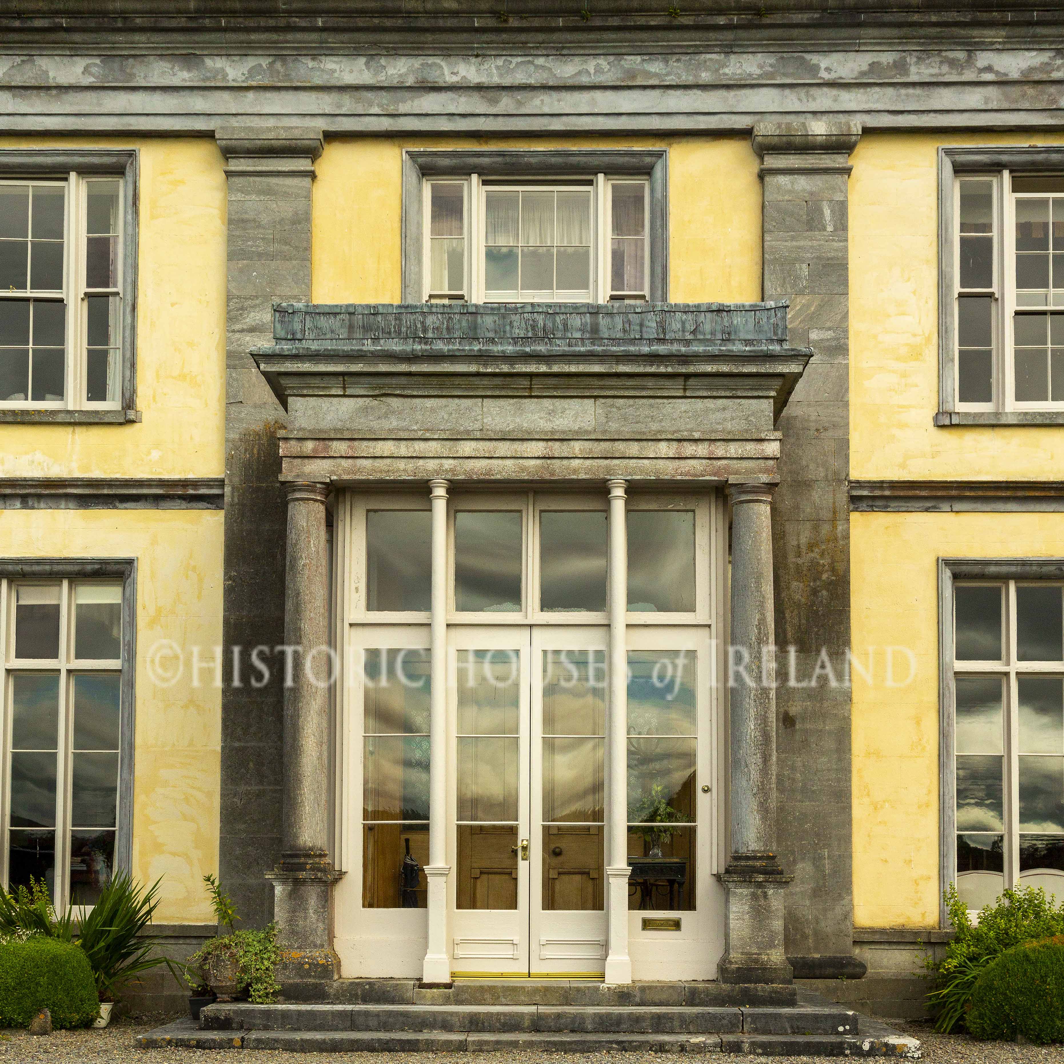 The glazed porch at Salterbridge